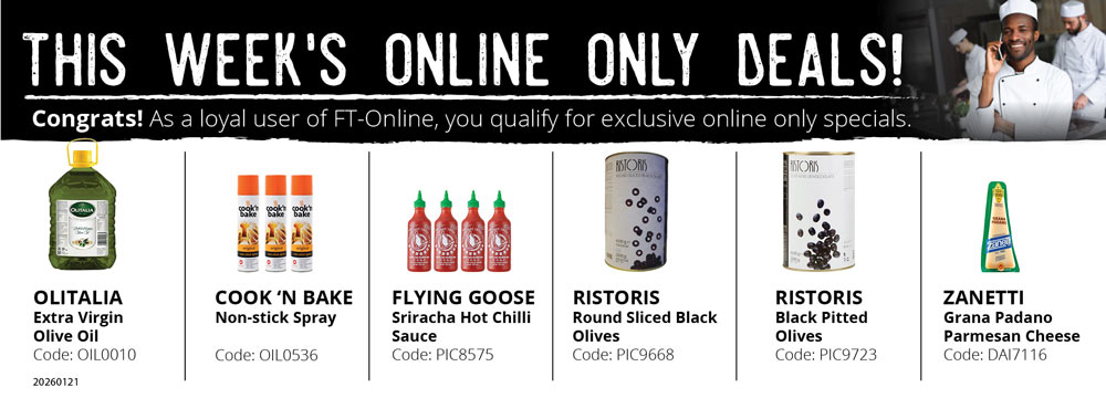 Save yourself time and money! Login and place your order online.