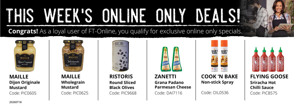 Save yourself time and money! Login and place your order online.