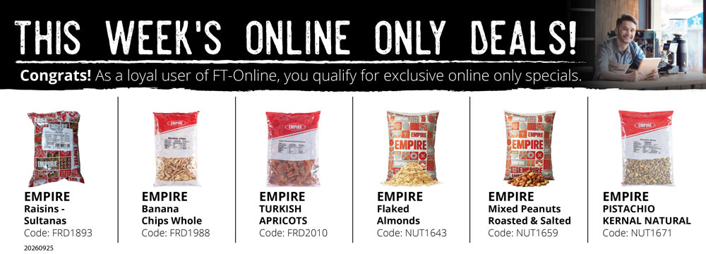 Save yourself time and money! Login and place your order online.