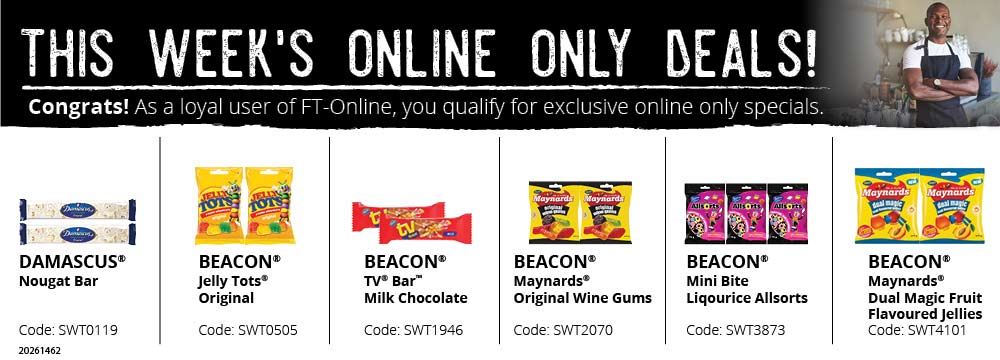 Save yourself time and money! Login and place your order online.